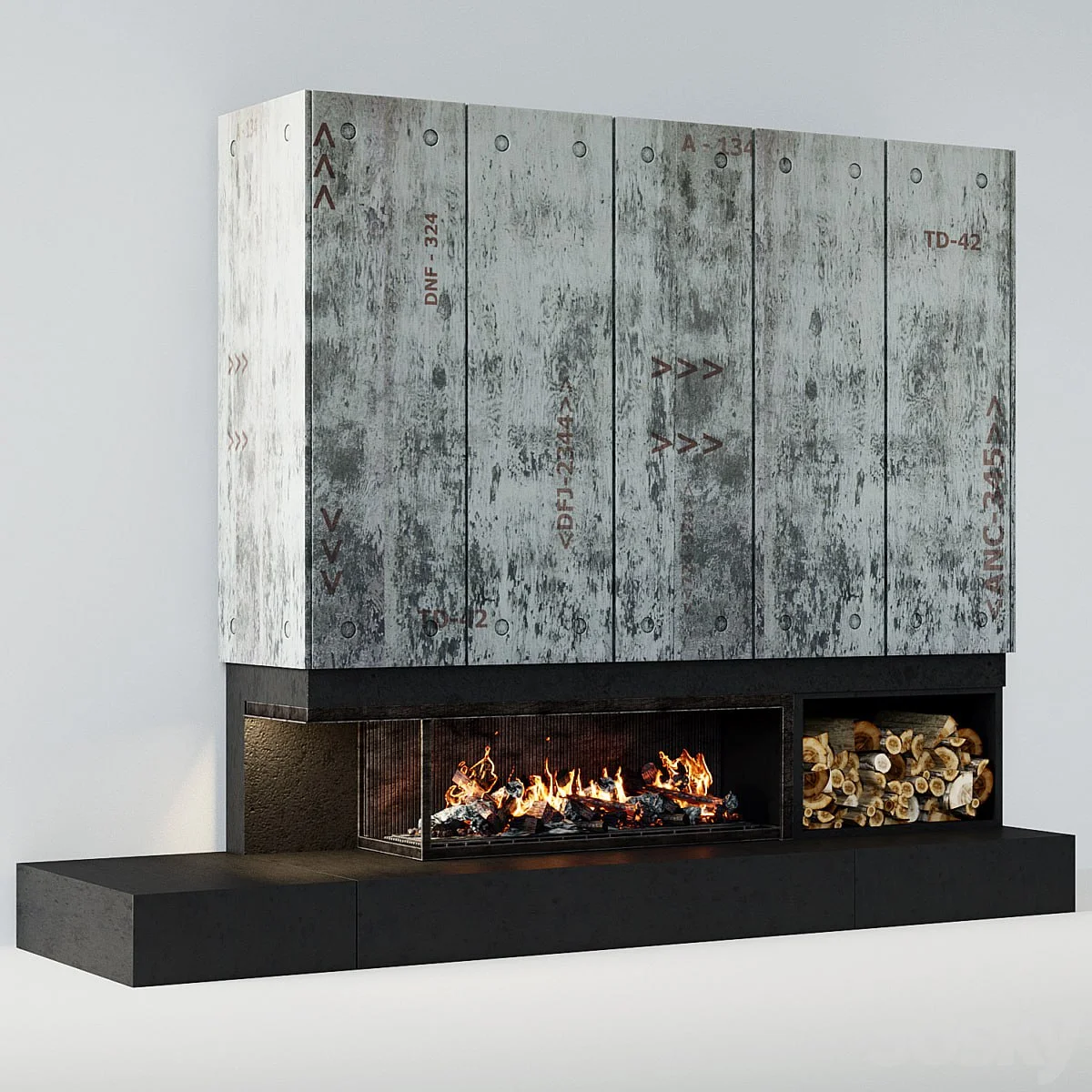 Contemporary fireplace 21